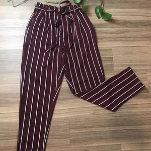 New look striped pants